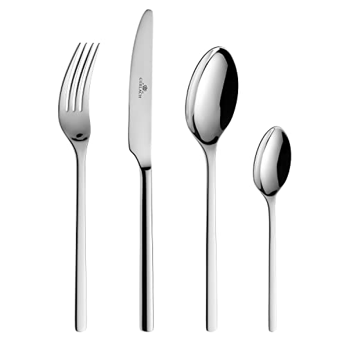 Gerlach Modern Besteck-Set Für 6 Personen Spülmaschinenfest Essbesteck Aus Edelstahl Elegantes Besteck Mit Messer Gabel Löffel Und Teelöffel Tafelbesteck Rostfrei 24 Stk Gerlach Modern Besteck-Set Für 6 Personen Spülmaschinenfest Essbesteck Aus Edelstahl Elegantes Besteck Mit Messer Gabel Löffel Und Teelöffel Tafelbesteck Rostfrei 24 Stk von Gerlach