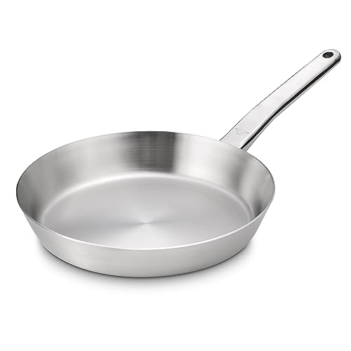 Gerlach Prestige Pfanne 24 cm Aus Edelstahl Edelstahlpfanne Bratpfanne Für Gas Elektro Induktion Keramik Herd Pfannen Bratpfannen Küche Küchenzubehör, Silber Gerlach Prestige Pfanne 24 cm Aus Edelstahl Edelstahlpfanne Bratpfanne Für Gas Elektro Induktion Keramik Herd Pfannen Bratpfannen Küche Küchenzubehör, Silber von Gerlach