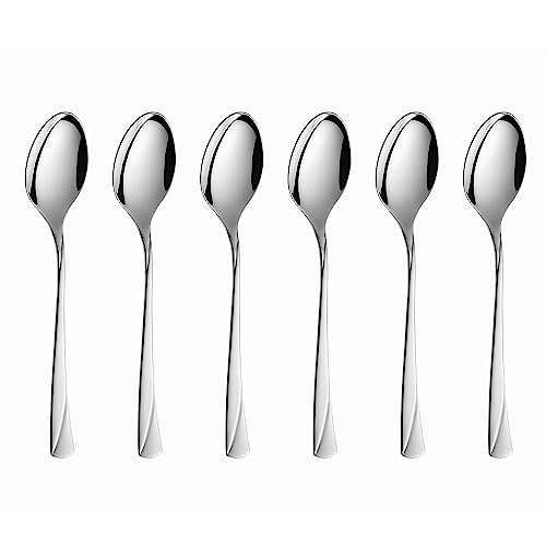 Gerlach Valor Teelöffel Set Für 6 Personen Spülmaschinenfest Kleine Löffel Dessertbesteck Essbesteck Aus Edelstahl Elegantes Besteck Tafelbesteck Glänzend Rostfrei 6 Stk von Gerlach