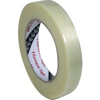 Gerlinger Filament Klebeband 50m x 19mm, transparent längsverstärkt von Gerlinger