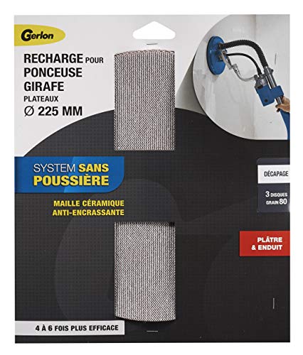 3 Scheiben für Giraffenschleifer 225 mm – Keramikkette, große Körnung 80 3 Scheiben für Giraffenschleifer 225 mm – Keramikkette, große Körnung 80 von Gerlon
