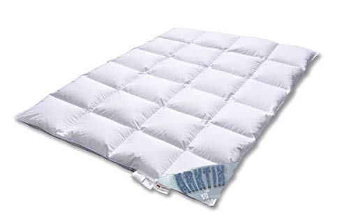 Vitaschlaf ARKTIK W6- EXTRA WARM Premium Luxus Daunendecke Flaum 100% Daune Made Germany 1947 - Große Größen (155x200cm) von Germania Bettwaren