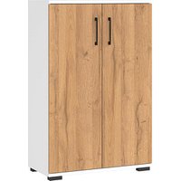 GERMANIA Aktenschrank Profi 3.0, 4247-559 weiß, grandson-eiche 2 Fachböden 80,0 x 40,0 x 123,0 cm GERMANIA Aktenschrank Profi 3.0, 4247-559 weiß, grandson-eiche 2 Fachböden 80,0 x 40,0 x 123,0 cm von Germania