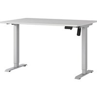 GERMANIA Boras höhenverstellbarer Schreibtisch kaschmir rechteckig, T-Fuß-Gestell silber 120,0 x 80,0 cm GERMANIA Boras höhenverstellbarer Schreibtisch kaschmir rechteckig, T-Fuß-Gestell silber 120,0 x 80,0 cm von Germania