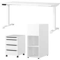 GERMANIA Büromöbel-Set "Mailand", (3 tlg.), inkl. Schreibtisch, Rollcontainer und Raumteiler von Germania