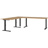 GERMANIA Eckschreibtisch "GW-Agenda" höhenverstellbar, verfügbar in verschiedenen Maßen von Germania