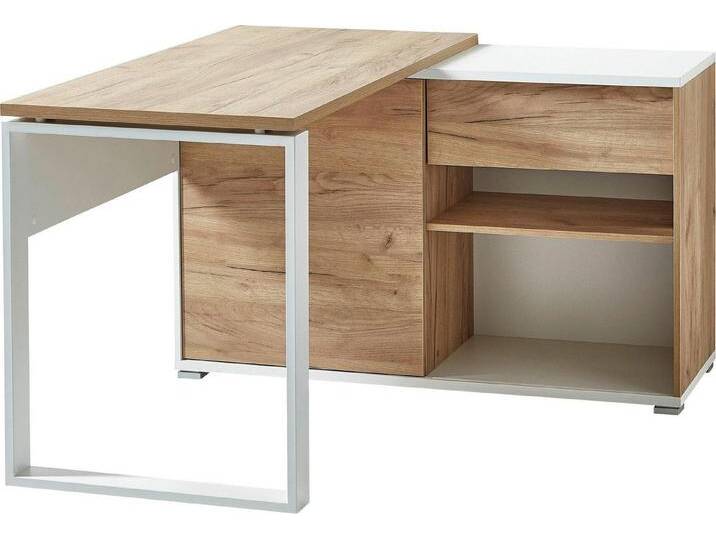 GERMANIA Eckschreibtisch GW-Lioni, mit integriertem Sideboard, weiß GERMANIA Eckschreibtisch GW-Lioni, mit integriertem Sideboard, weiß von Germania