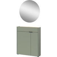 GERMANIA Garderoben-Set "Ameca", (2 St.), Garderoben-Set bestehend aus Mehrzweckschrank und Spiegel von Germania