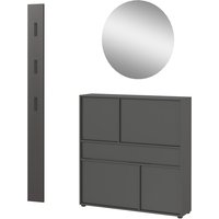 GERMANIA Garderoben-Set "GW-Ameca 2.0", (3 St.), Garderoben-Set:Mehrzweckschrank und Spiegel von Germania