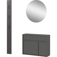 GERMANIA Garderoben-Set "GW-Ameca 2.0", (3 St.), Garderoben-Set:Mehrzweckschrank und Spiegel von Germania