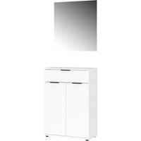 GERMANIA Garderoben-Set "Stanton", (2 St.), Garderoben-Set bestehend aus 1 Schuhschrank und 1 Spiegel von Germania