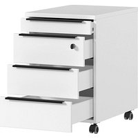 GERMANIA Mailand Rollcontainer weiß 4 Auszüge 42,0 x 60,0 x 63,0 cm GERMANIA Mailand Rollcontainer weiß 4 Auszüge 42,0 x 60,0 x 63,0 cm von Germania