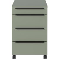 GERMANIA Rollcontainer "Mailand, mit 4 Schubladen, optional mit Schubladendämpfung," Utensilienfach, 42x63 cm, Made in Germany GERMANIA Rollcontainer "Mailand, mit 4 Schubladen, optional mit Schubladendämpfung," Utensilienfach, 42x63 cm, Made in Germany von Germania