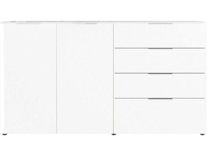 GERMANIA Sideboard Oakland, in 2 Breiten, Fronten und Oberboden mit Glasauflage, weiß, Türen: 2 St. GERMANIA Sideboard Oakland, in 2 Breiten, Fronten und Oberboden mit Glasauflage, weiß, Türen: 2 St. von Germania