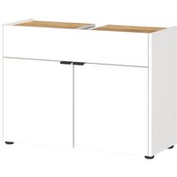 GERMANIA Waschbeckenunterschrank "Ameca", Waschbeckenunterschrank mit einer Klappe und zwei Türen GERMANIA Waschbeckenunterschrank "Ameca", Waschbeckenunterschrank mit einer Klappe und zwei Türen von Germania