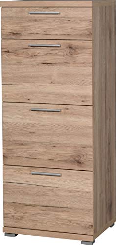 Germania 3203-177 Kommode GW-Top in Sanremo-Eiche-Nachbildung, 48 x 120 x 40 cm (BxHxT) von GERMANIA DIE MÖBELMACHER