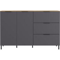 Germania Californa Sideboard Holzwerkstoff Grau/Braun von Germania