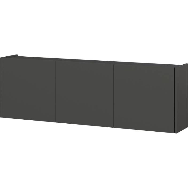 Germania Mehrzweckschrank 138 cm x 45 cm x 25 cm Graphit von Germania