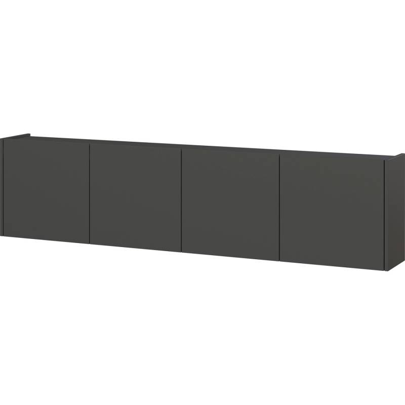 Germania Mehrzweckschrank 183 cm x 45 cm x 25 cm Graphit von Germania