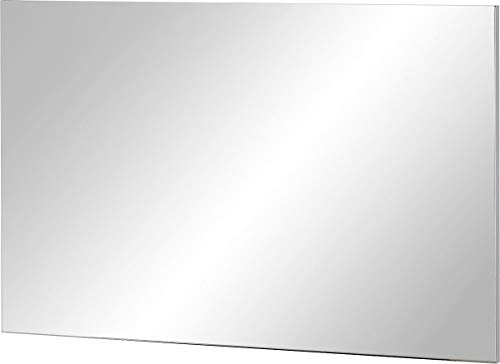 Germania Spiegel 3760-84 GW-SCALEA, rahmenlos mit Trägerplatte in Weiß, 87 x 55 x 3 cm (BxHxT), 3 x 87 x 55 cm von GERMANIA DIE MÖBELMACHER