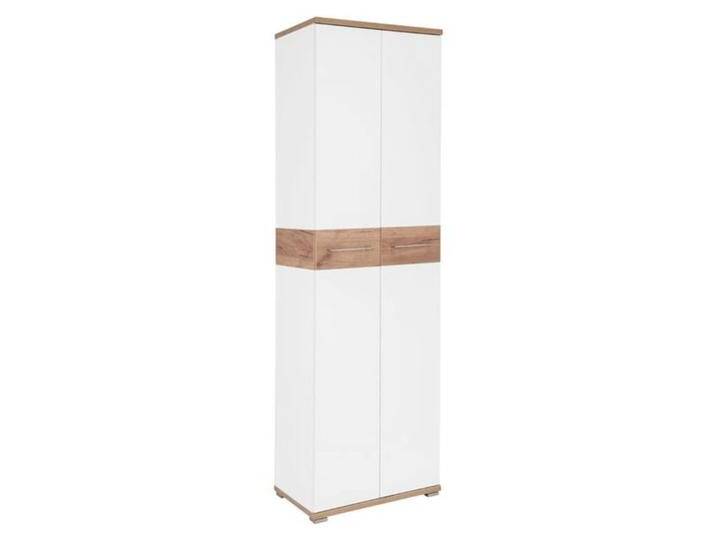 Germania Topix Garderobenschrank 59x40x199cm Weiß Natur von Germania