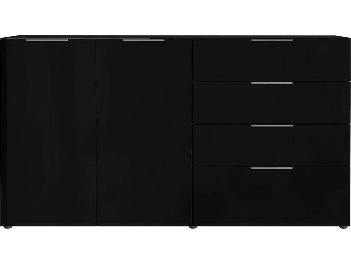 Sideboard GERMANIA Oakland , schwarz, B:184cm H:102cm T:42cm, Glas, Sicherheitsglas ESG, Spanplatte, Sideboards, in 2 Breiten, Fronten und Oberboden mit Glasauflage Sideboard GERMANIA Oakland , schwarz, B:184cm H:102cm T:42cm, Glas, Sicherheitsglas ESG, Spanplatte, Sideboards, in 2 Breiten, Fronten und Oberboden mit Glasauflage von Germania