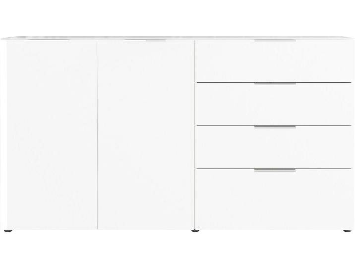Sideboard GERMANIA Oakland , weiß, B:184cm H:102cm T:42cm, Glas, Sicherheitsglas ESG, Spanplatte, Sideboards, in 2 Breiten, Fronten und Oberboden mit Glasauflage Sideboard GERMANIA Oakland , weiß, B:184cm H:102cm T:42cm, Glas, Sicherheitsglas ESG, Spanplatte, Sideboards, in 2 Breiten, Fronten und Oberboden mit Glasauflage von Germania