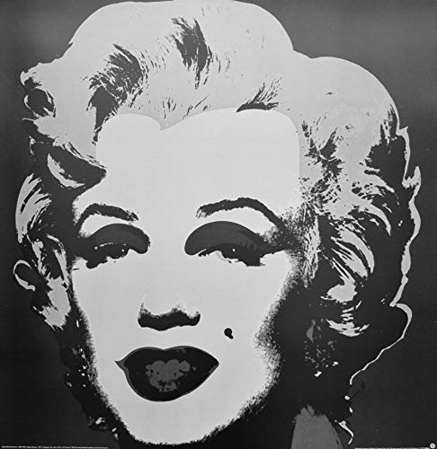 Andy Warhol Marilyn Monroe schwarz Poster Kunstdruck - 65x65cm von Germanposters