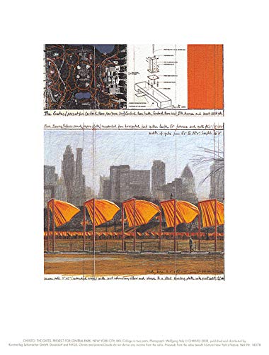 Christo The Gates XXV Poster Kunstdruck - 42x32 cm von Germanposters