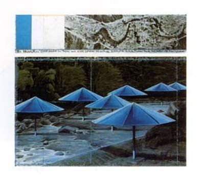 Christo und Jeanne Claude The Umbrellas Poster Kunstdruck Bild 49 x 51 cm von Germanposters