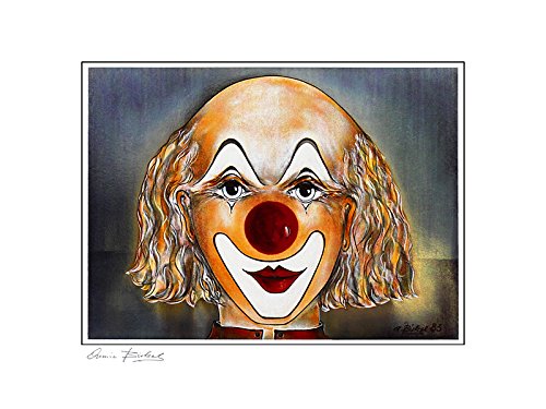 Germanposters Armin Birkel Poster Kunstdruck Bild Clown Studie II 30x40cm von Germanposters