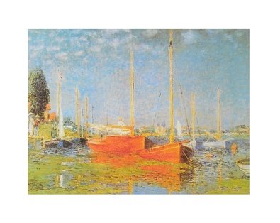 Germanposters Claude Monet Poster Kunstdruck Bild Boote bei Argenteuil 40x50cm von Germanposters
