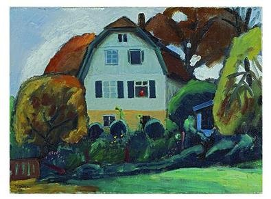 Germanposters Gabriele Münter Das Russenhaus, 1931 Poster Bild Kunstdruck 46x66cm von Germanposters