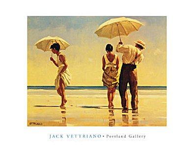 Germanposters Jack Vettriano Mad Dogs Poster Kunstdruck von Germanposters