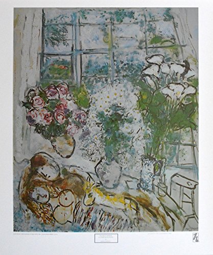 Germanposters Marc Chagall The White Window Poster Kunstdruck Bild 71x56cm von Germanposters