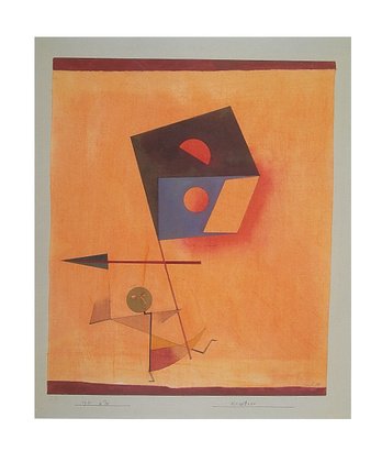 Germanposters Paul Klee Eroberer Poster Kunstdruck Bild 58x48cm von Germanposters