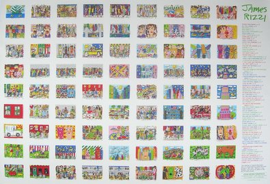 James Rizzi 81 Prints on The Wall Poster Kunstdruck von Germanposters