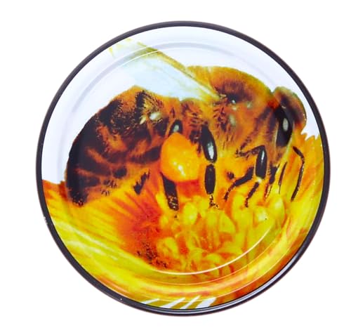 60 Stück 66er Twist Off Deckel Biene Preis pro Stück 0,35 Euro 60 Stück 66er Twist Off Deckel Biene Preis pro Stück 0,35 Euro von Germerott Bienentechnik