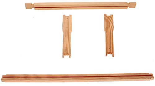 Germerott Bienentechnik 50 x Zander Rahmen MODIFIZIERT (mit dickem Oberträger) mit Hoffmann Seiten IN TEILEN zum selber zusammenbauen von Germerott Bienentechnik