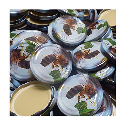 Germerott Bienentechnik 60 Stück 66er Twist Off Deckel Biene auf Kirschblüte Germerott Bienentechnik 60 Stück 66er Twist Off Deckel Biene auf Kirschblüte von Germerott Bienentechnik