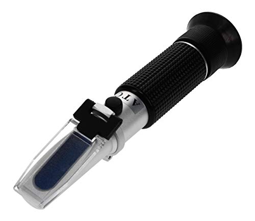 Honig Refraktometer mit der Auflösung 0,1% und ATC ( Automatische Temperatur Kompensierung ) zum Messen des Wassergehalts des Honig von Germerott Bienentechnik