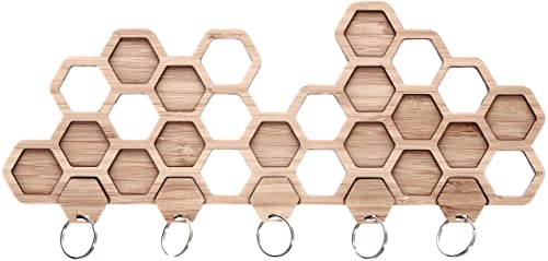 Germerott Bienentechnik Schlüsselbrett in Wabenform gefertigt aus Bambus von Germerott Bienentechnik