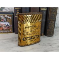 Alte Bobondose/Blechschachtel Vintage Blechdose Mälzerei Coethen Alte Bobondose/Blechschachtel Vintage Blechdose Mälzerei Coethen von Gernewieder