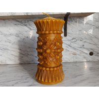Alte Kerze Xl/Große Blockkerze Mid Century 60S 24, 5cm Alte Kerze Xl/Große Blockkerze Mid Century 60S 24, 5cm von Gernewieder