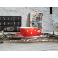 Alte Mokkatasse/Kleine Tasse Mit Unterteller Polka Dots Kahla Alte Serie Halbtasse Selten Bunte Espressotasse Alte Mokkatasse/Kleine Tasse Mit Unterteller Polka Dots Kahla Alte Serie Halbtasse Selten Bunte Espressotasse von Gernewieder