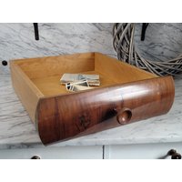 Alte Schublade/Schubfach Aus Holz Aufbewahrung Sammel-Box Tablett von Gernewieder