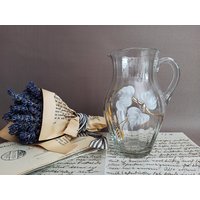 Altes Milchkännchen Aus Glas/Kleines Kännchen Glaskännchen 1950Er Jahre von Gernewieder