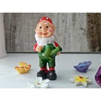 Gartenzwerg/Osterdeko Kitsch Keramik Figur, Miniatur, Mini von Gernewieder