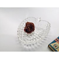 Kleine Schmuck Schale Aus Glas in Traubenform/Pressglas Glasschale Klar Kleine Schmuck Schale Aus Glas in Traubenform/Pressglas Glasschale Klar von Gernewieder