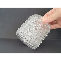 Kleiner Vintage Lampenschirm Mid Century/1960Er Jahre Glaslampenschirm Bubble-Glas Ersatzschirm Für Kaskadenlampen von Gernewieder